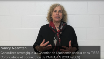 L'Alliance de recherche universités-communautés en économie sociale (ARUC-ÉS) - Nancy Neamtan