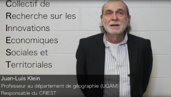 Le Collectif de recherche sur les innovations économiques, sociales et territoriales (CRIEST)